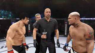 Bruce Lee vs. Mark Hunt (EA Sports UFC 2) 🐲 - Dragon Fights 🐉