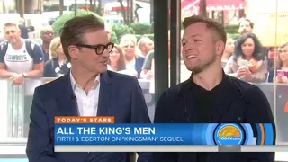 Colin Firth and Taron Egerton Talk About ‘Kingsman The Golden Circle’