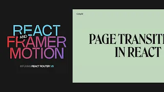 React Page Transitions With Framer Motion + React Router v6 (2023)