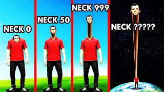 Growing WORLD'S LONGEST NECK In GTA 5