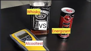Cât iese ALCOOLEMIE de la un energizant? dar de la whiskey?