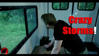 It Gets Crazy Fast! - Severe Thunderstorm in the TOGR "Cabin" - The First Night