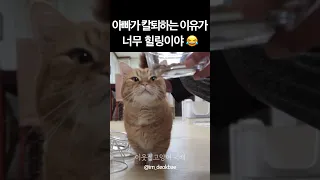 아빠가 칼퇴하고 집에 달려오는 이유 😂❤️