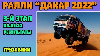 Грузовики. Dakar 2022 - Дмитрий Сотников Выиграл Третий Этап "Дакара" - Камаз-Мастер