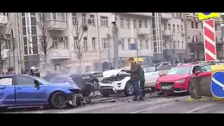 автомобиль Эдварда Била попал в ДТП с пятью автомобиля  01.04.2021