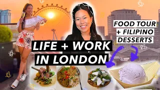 Living Alone in London: Working, Socialising + Eating (a lot) | Week in the Life Vlog