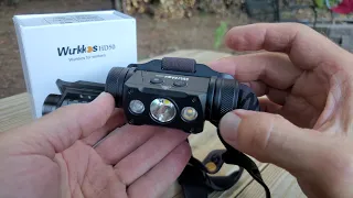 Wurkkos HD50 21700 Headlamp w/ Spotlight, Floodlight, & Deep Red Light, 4000 Lumen Magnetic XHP50.3