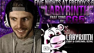 Vapor Reacts #530 | [FNAF SFM] FIVE NIGHTS AT FREDDY'S 6 SONG "Labyrinth" by CG5 REACTION!!