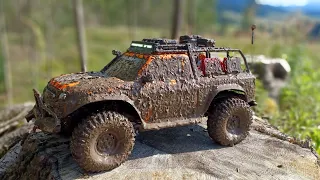 Traxxas TRX-4 Sport in mud and wash
