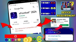 Will eFootball 2024 Run On Your Device | Mobile Requirements For Playing eFootball 2024 Mobile