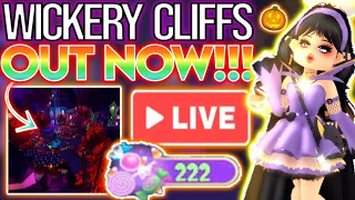 2022 ROYALLOWEEN WICKERY CLIFFS UPDATE OUT NOW! ROBLOX Royale High Tea Spill Stream