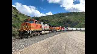 Trains Over Tehachapi | Union Pacific | BNSF | Foreign Power | Leasers | 3/30-31/24