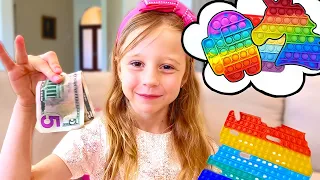 Nastya and her friends are playing Pop-It Challenge | Compilation of videos for kids