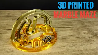 3D Printed Marble Maze Puzzle 🎱 - 3D Printing Timelapse