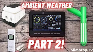 Ambient Weather AQIN + Waterproof Temperature Probe + Soil Moisture Sensor! WS-2000 Updated Review!