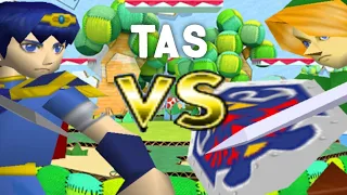 Smash Remix TAS | Link VS Marth