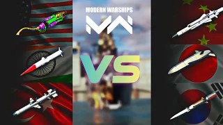 Hycore VS Type 40 JHGV VS BrahMos2 VS Broomstick VS ATMACA VS YJ-12A - Modern Warships