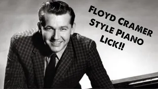 Classic Country/Americana Floyd Cramer Style Piano Lick