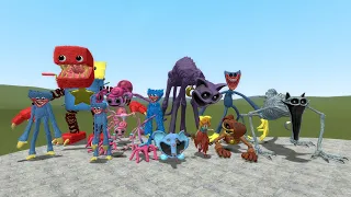 All Poppy Playtime 1, 2, 3 Monsters chased me l Garrys mod