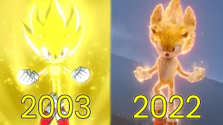 Evolution of Super Sonic in Movies & TV (2003-2022)