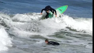 Surfing Tullan Strand June 2019 Filmed on gopro hero 5 Fly360 Lumix Fz82