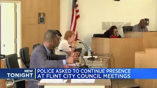 Police asked to continue presence at Flint city council meetings