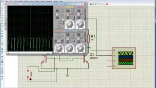 PROTEUS УРОК 10 мультивибратор на транзисторах