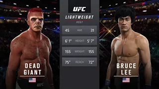 Dead Giant vs. Bruce Lee (EA sports UFC 2) - Crazy UFC 👊🤪