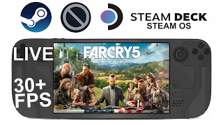 Far Cry 5 on Steam Deck/OS in 800p 30+Fps (Live)