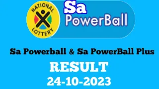 SA Powerball Results for Tuesday 24 October 2023 | Powerball Plus Result