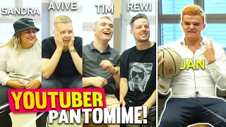 YOUTUBER erraten - PANTOMIME Challenge mit Gewitter im Kopf, Avive & Sandra