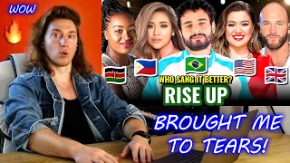 RISE UP VS Gabriel Henrique, Kelly Clarkson, Morissette, Geoff, Sarah, Aïsha  | Singer Reaction!