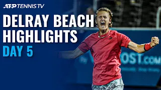 Korda Ousts Isner; Harrison Continues Dream Run | Delray Beach 2021 Quarter-Final Highlights