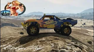 GTA-V Rp RiskyClay,MidWestRp,Ep#16. Having a Blast In The Trophy Truck messing with the cops