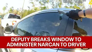 Florida deputy breaks car window to administer Narcan, CPR to driver