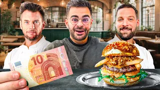 Qui Fera Le Meilleur Burger Avec 10€ ? (Ft. 4 Top Chef)