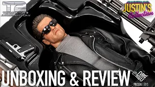Terminator 2 T-800 1/6 Scale Figure Present Toys Unboxing & Review