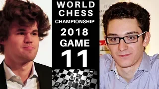 World Chess Championship 2018 - Game 11 Secrets : Fabiano Caruana vs Magnus Carlsen : Next Champion?