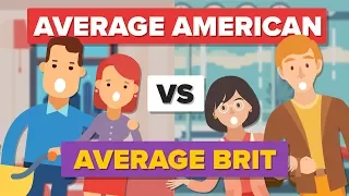 Average American vs Average British Person - How Do They Compare? - People Comparison