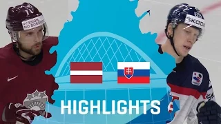 Latvia - Slovakia | Highlights | #IIHFWorlds 2017