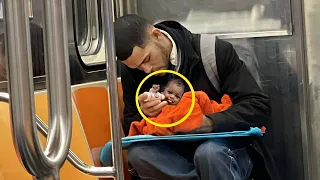 Passenger Finds Abandoned Black Baby On The Train. What He Does Next Makes Millions Of People Cry!