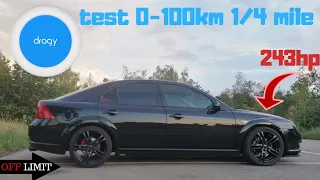 Ford Mondeo ST220 | 243hp | Dragy test |
