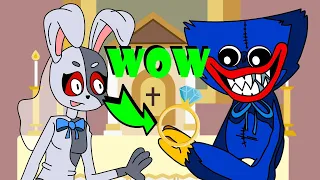 HUGGY WUGGY MARRIED VANNY - Poppy Playtime & FNAF Security Breach Animation