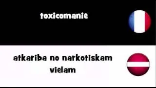 TRADUCTION EN 20 LANGUES = toxicomanie