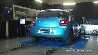 Reprogrammation Moteur Citroen DS3 1.6 hdi 112cv @ 136cv Digiservices Paris 77183 Dyno