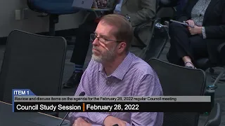 Council Study Session - 2/28/2022