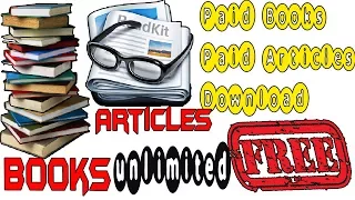 How to Download Paid Research Articles and Books For Free 100% Working