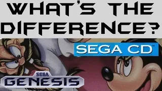 What's the Difference - Mickey Mania - Sega Genesis vs Sega CD