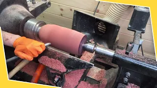 Woodturning a Purpleheart Vase