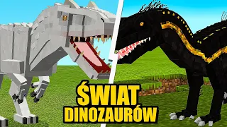 MINECRAFT ŚWIAT DINOZAURÓW #31 - INDOMINUS REX vs INDORAPTOR